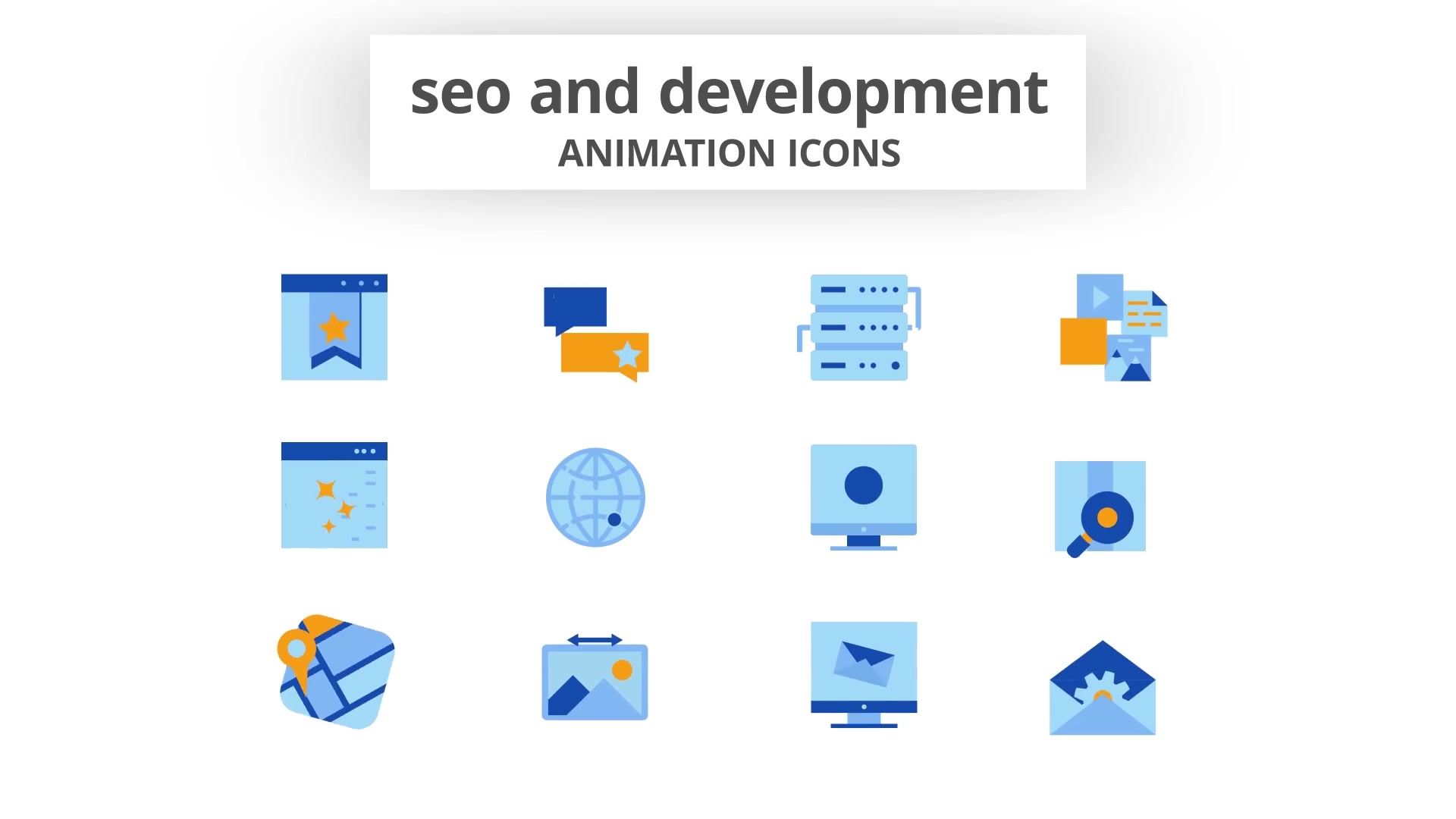 SEO & Development Animation Icons Videohive 28168355 After Effects Image 5