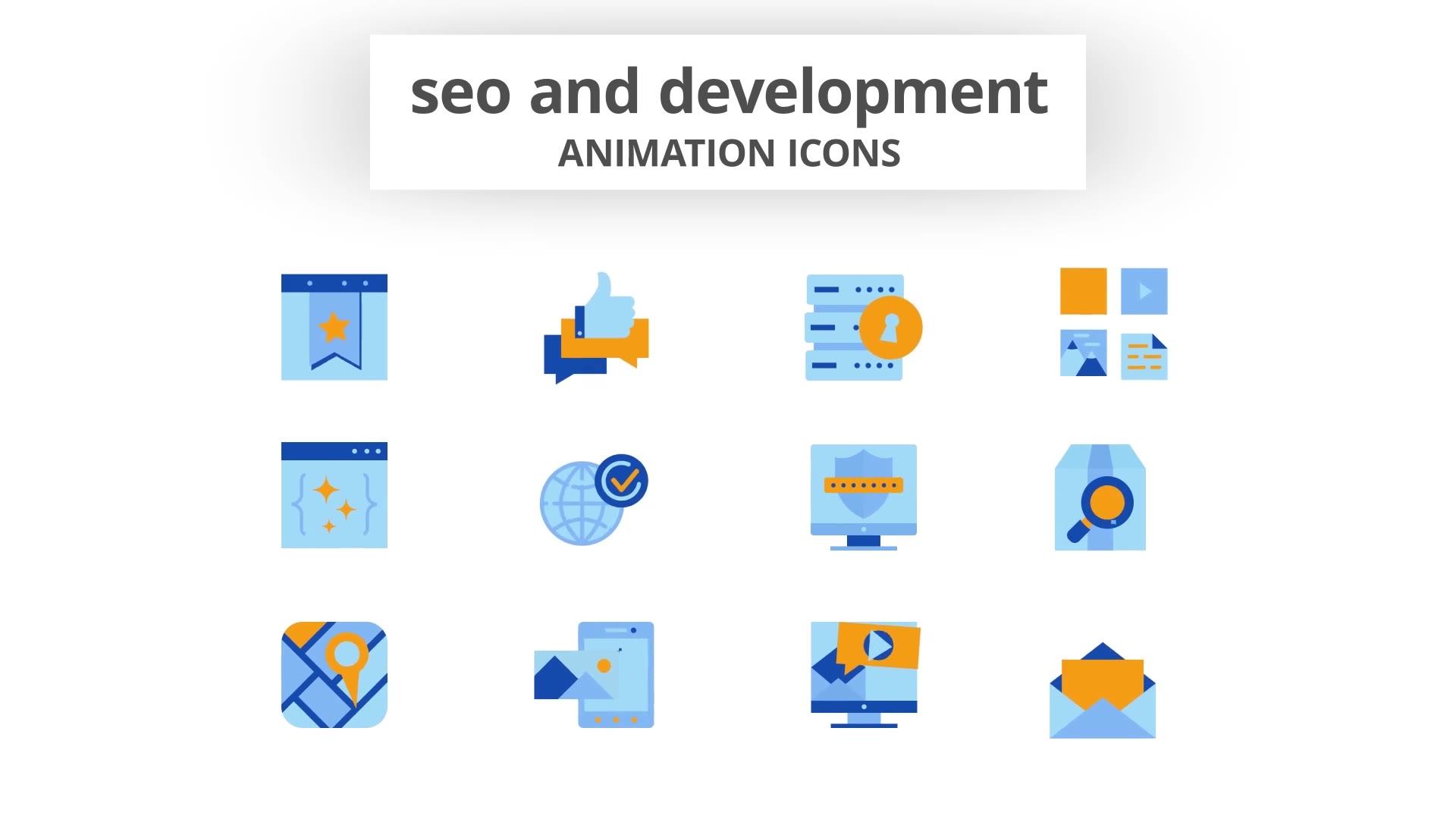 SEO & Development Animation Icons Videohive 28168355 After Effects Image 6