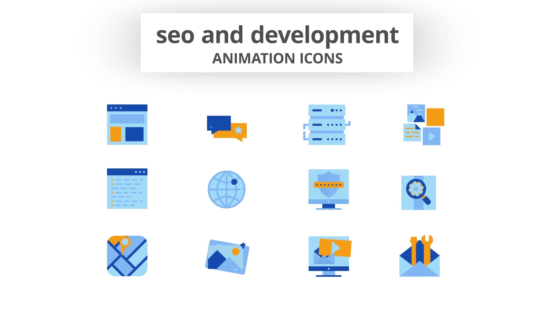 SEO & Development Animation Icons Videohive 28168355 After Effects Image 7