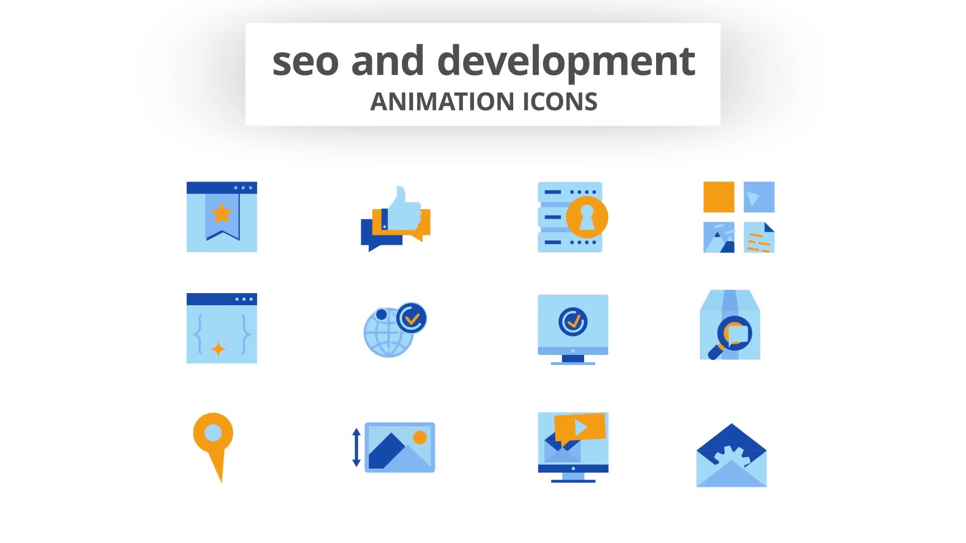 SEO & Development Animation Icons Videohive 28168355 After Effects Image 8
