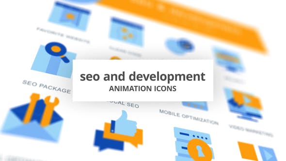 SEO & Development Animation Icons - Videohive 28168355 Download