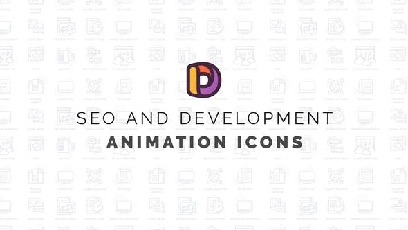 Seo & Development Animation Icons - Videohive Download 34567877
