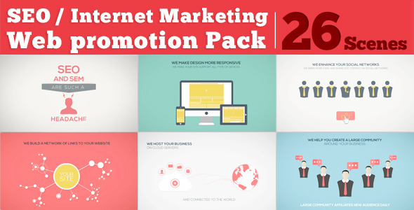 SEO / Internet Marketing / Web Promotion Pack - Download Videohive 7209231