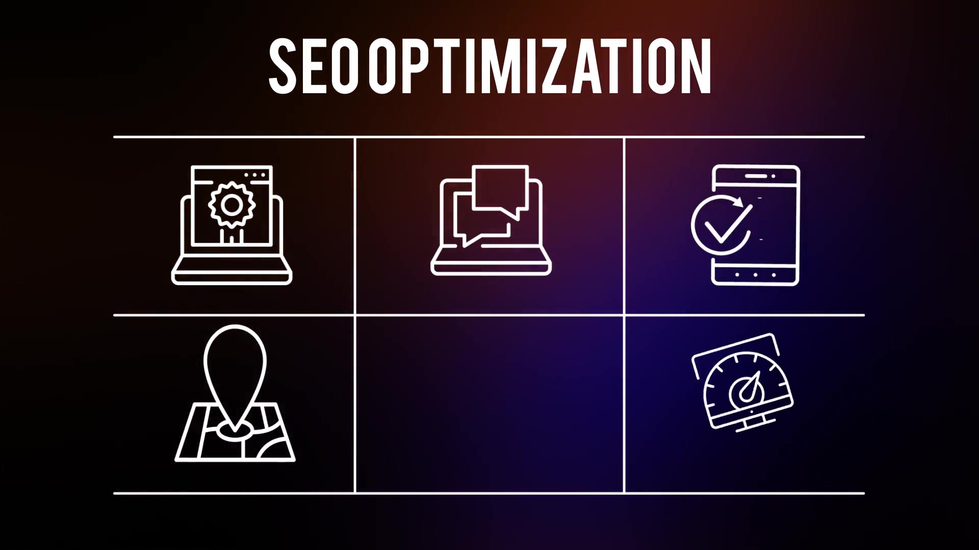 SEO Optimization 25 Outline Icons - Download Videohive 23195563