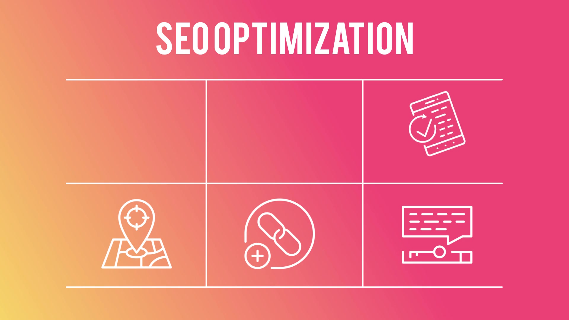Seo Optimization 50 Thin Line Icons - Download Videohive 23172141
