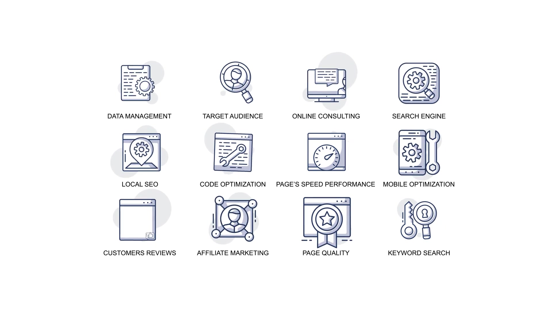 Seo optimization Animation Icons Videohive 34567896 After Effects Image 4