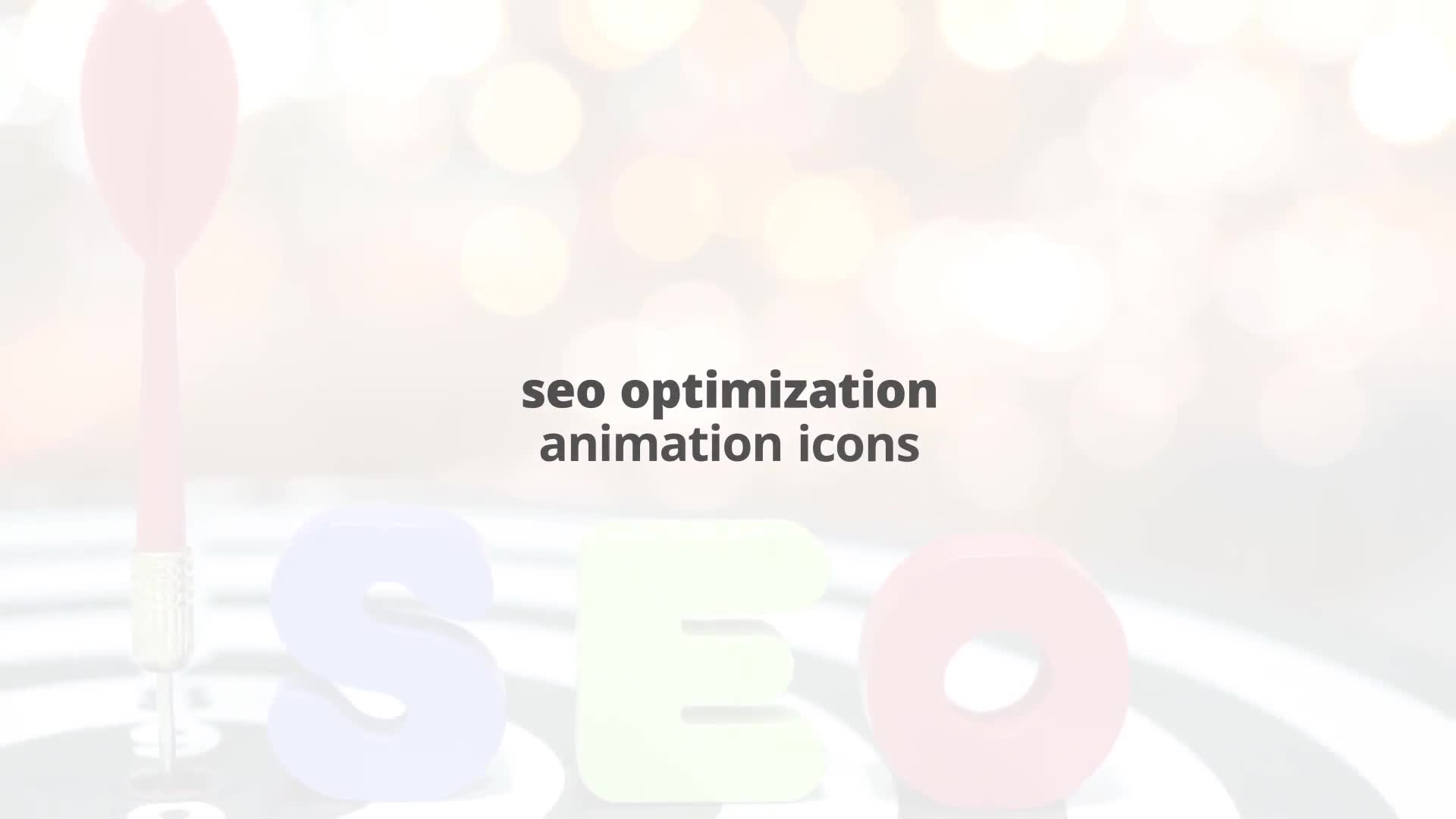 SEO Optimization Flat Animated Icons Videohive 24429480 After Effects Image 1