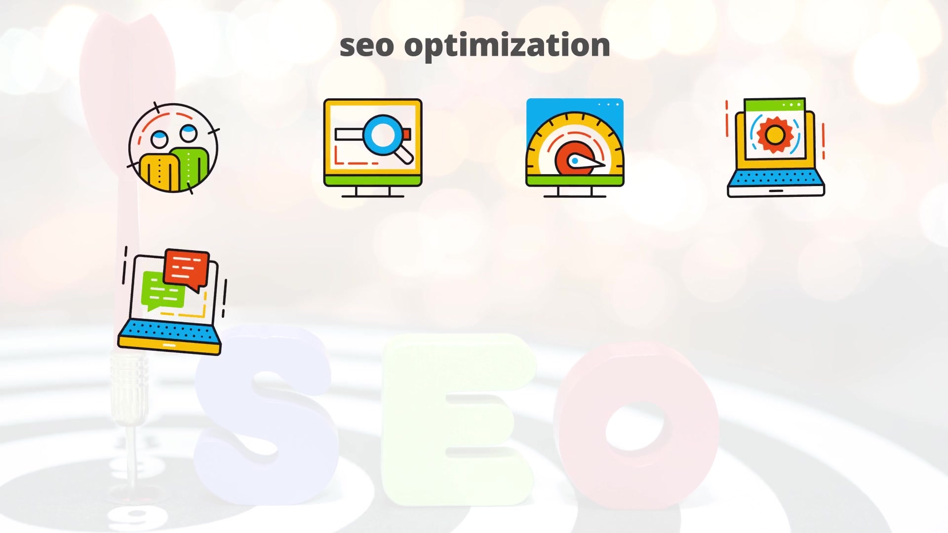 SEO Optimization Flat Animated Icons Videohive 24429480 After Effects Image 5