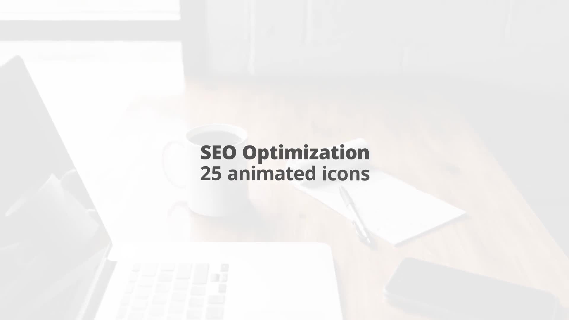 SEO Optimization Flat Animation Icons - Download Videohive 23370403