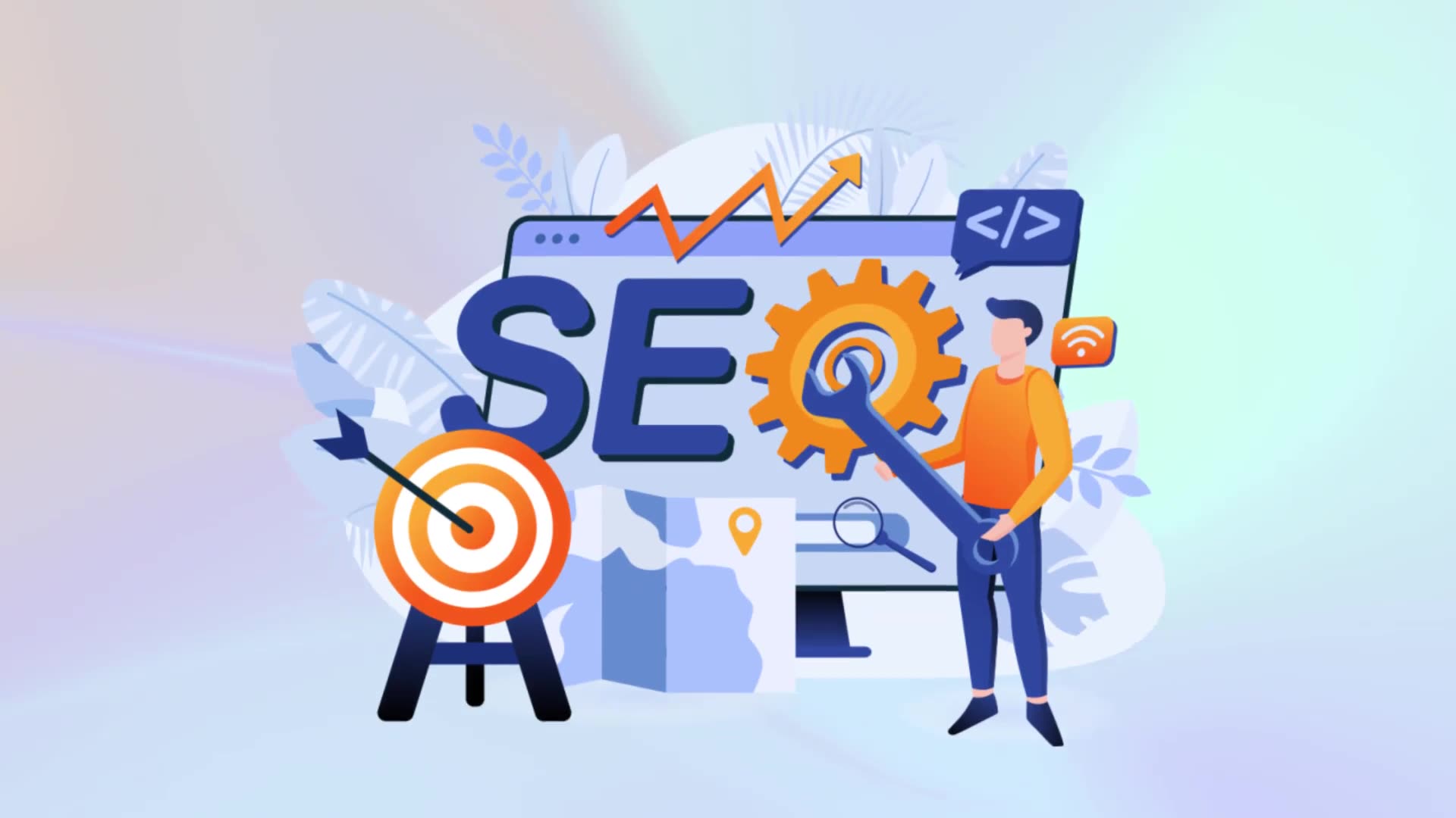 SEO optimization Flat Concept Videohive 33445066 After Effects Image 7