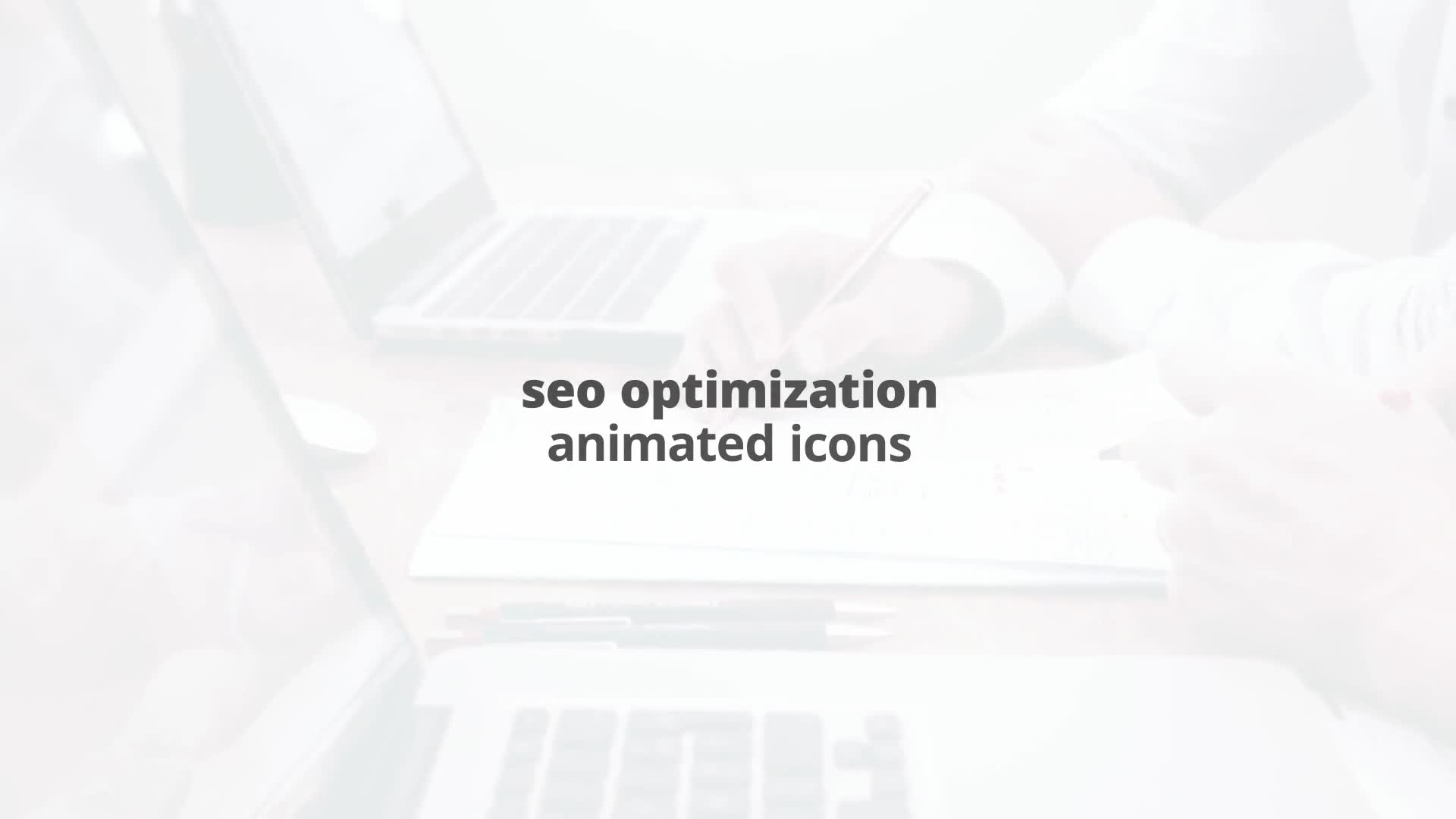 Seo Optimization – Thin Line Icons - Download Videohive 23454898