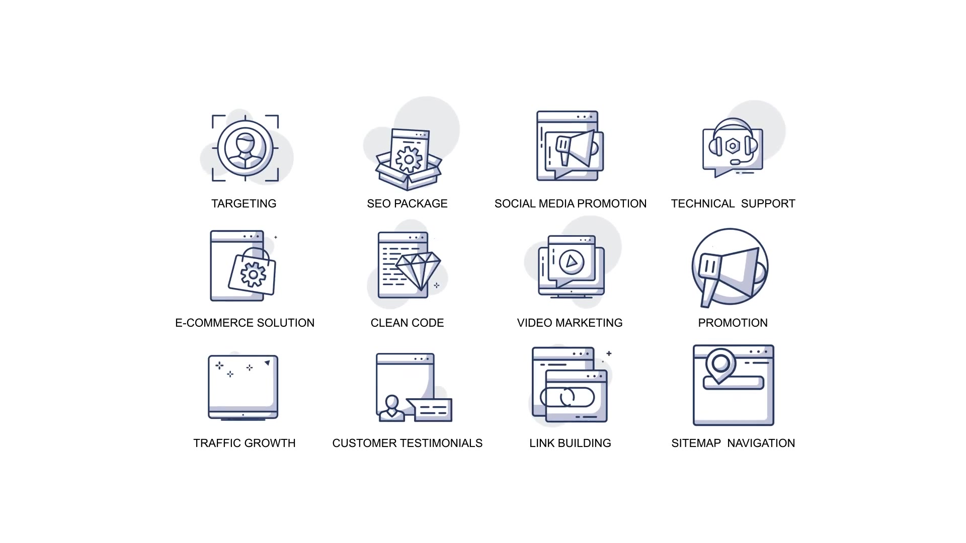 Seo package Animation Icons Videohive 34567909 After Effects Image 5