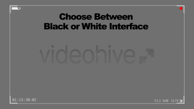 Series of 2 Video Camera Display Viewfinder Videohive 403733 Motion Graphics Image 2
