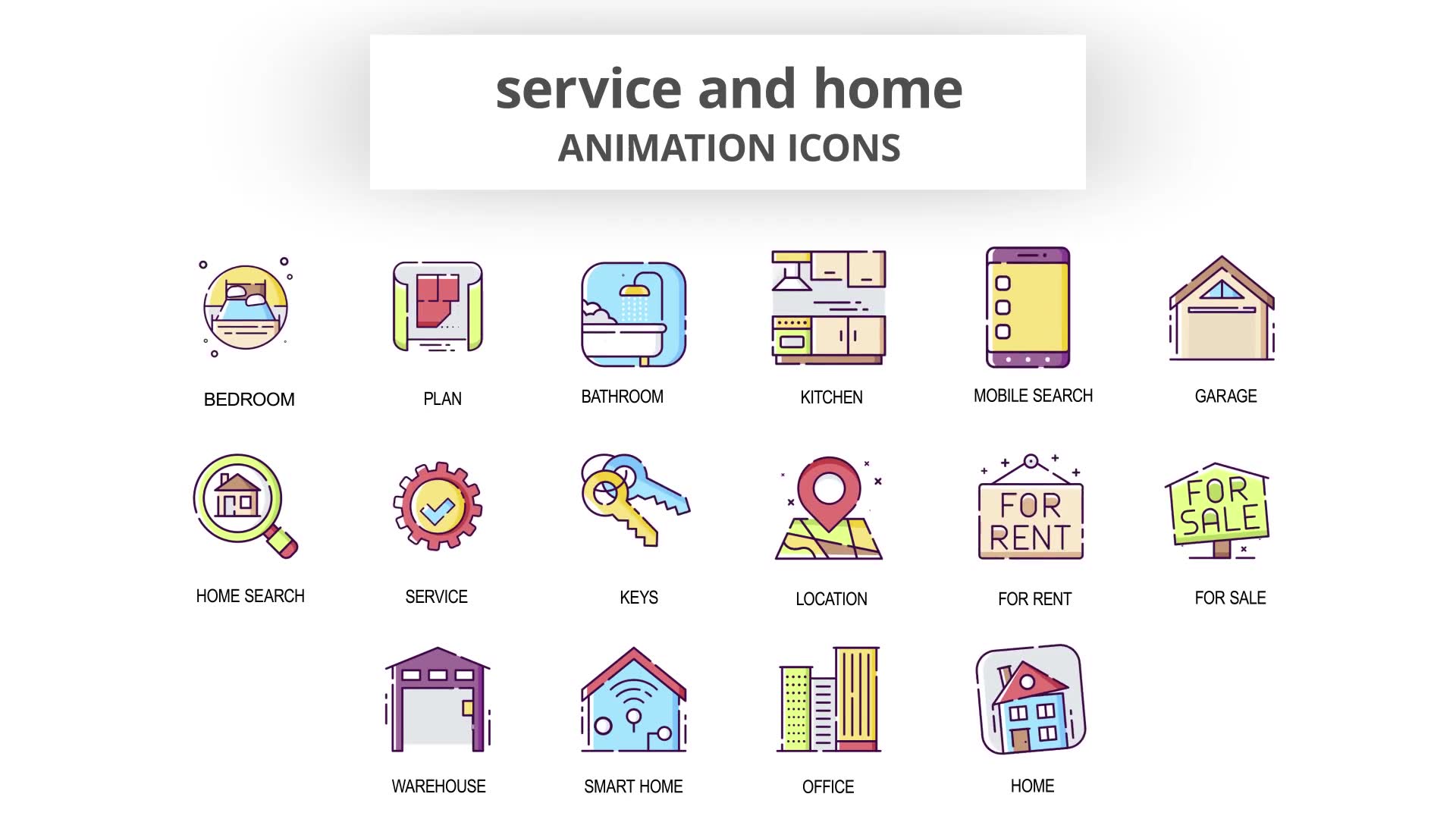 Service & Home Animation Icons Videohive 29201928 After Effects Image 6
