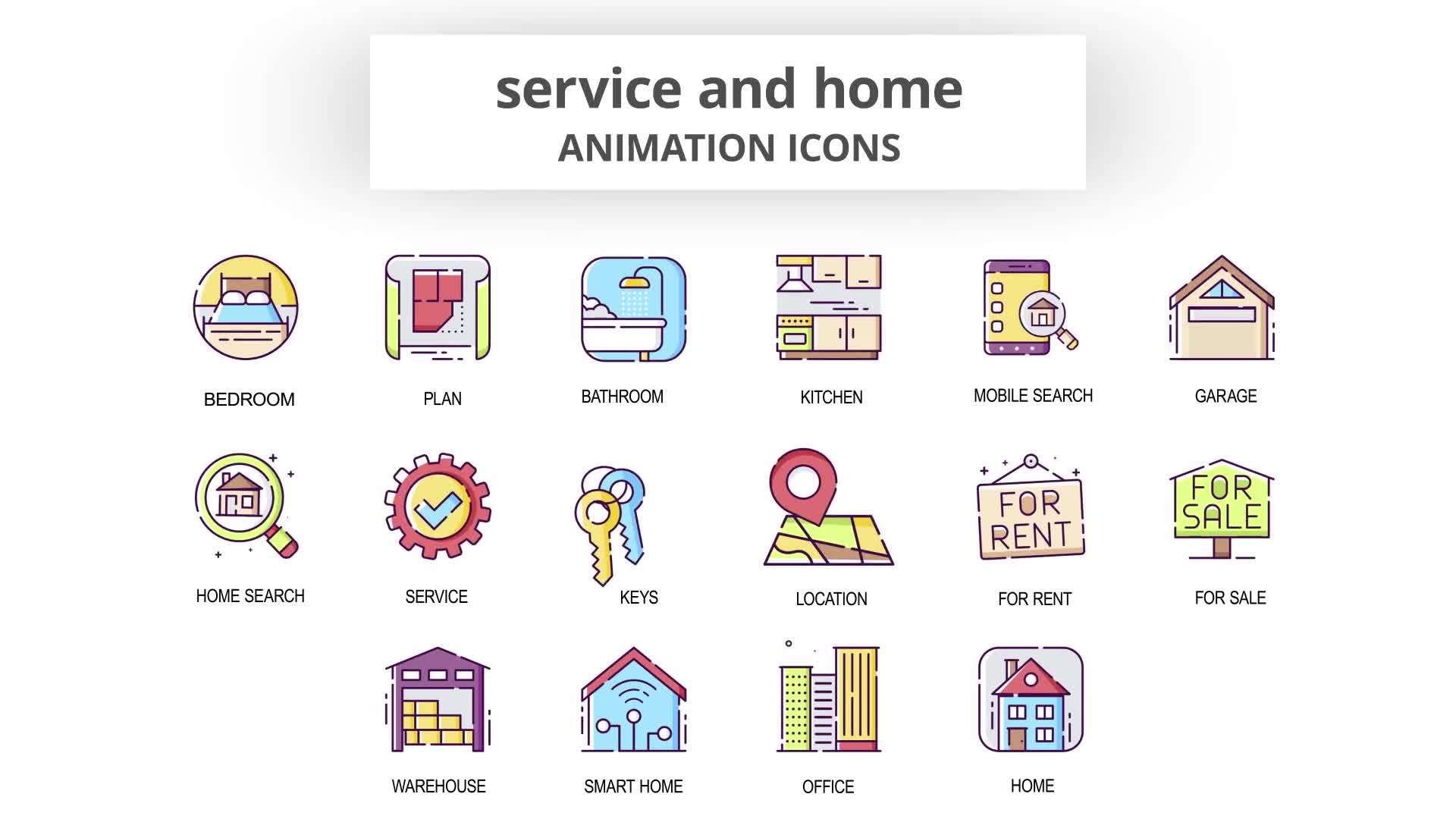 Service & Home Animation Icons Videohive 29201928 After Effects Image 8