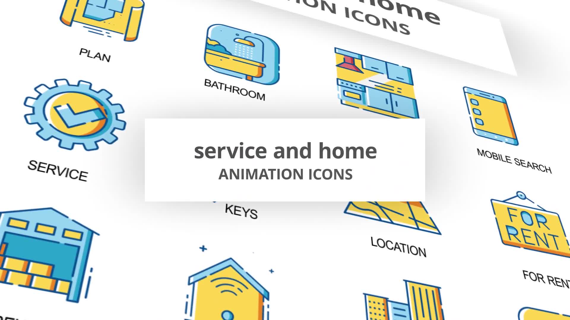 Service & Home Animation Icons Videohive 30261008 After Effects Image 1