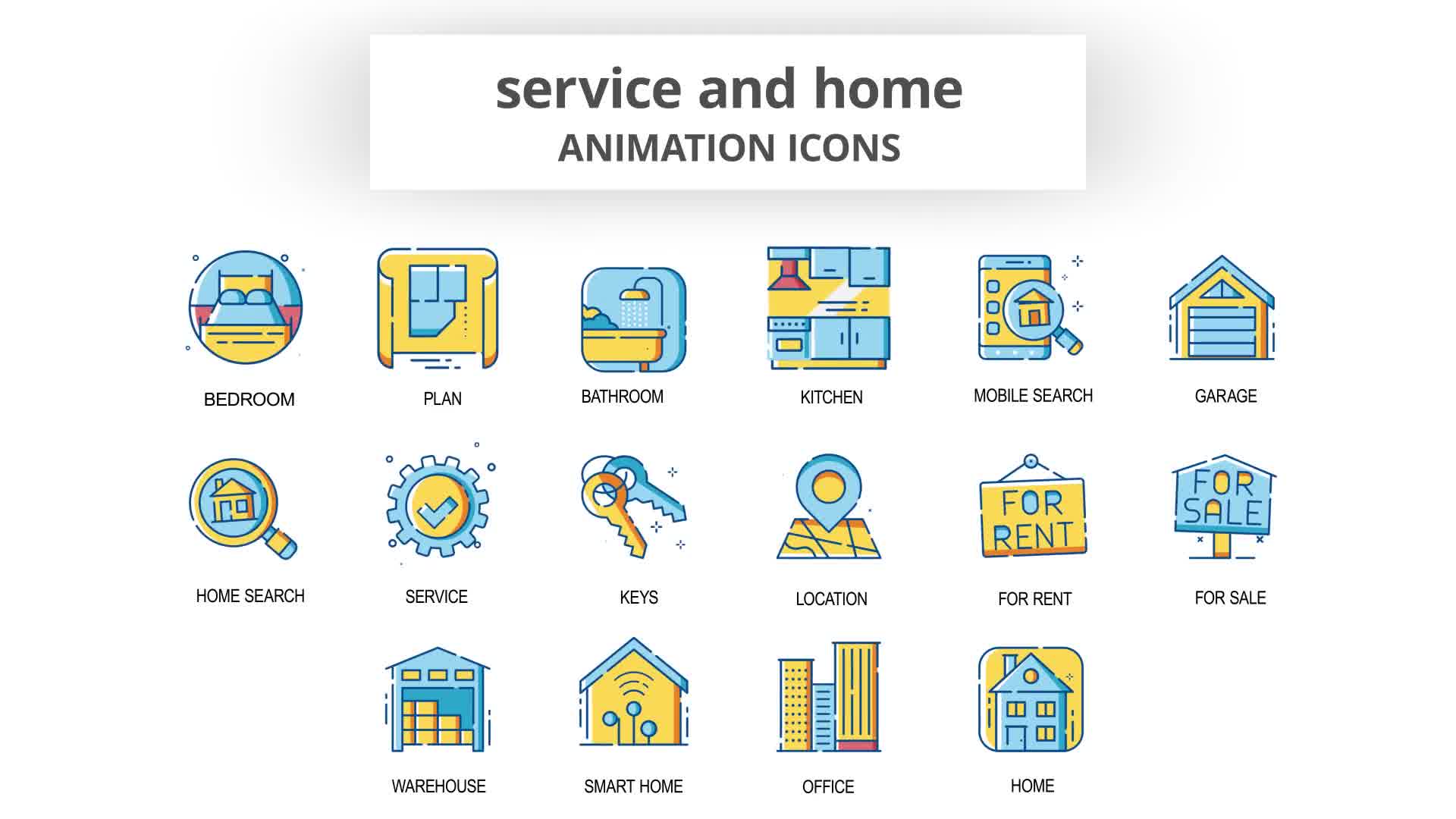 Service & Home Animation Icons Videohive 30261008 After Effects Image 10
