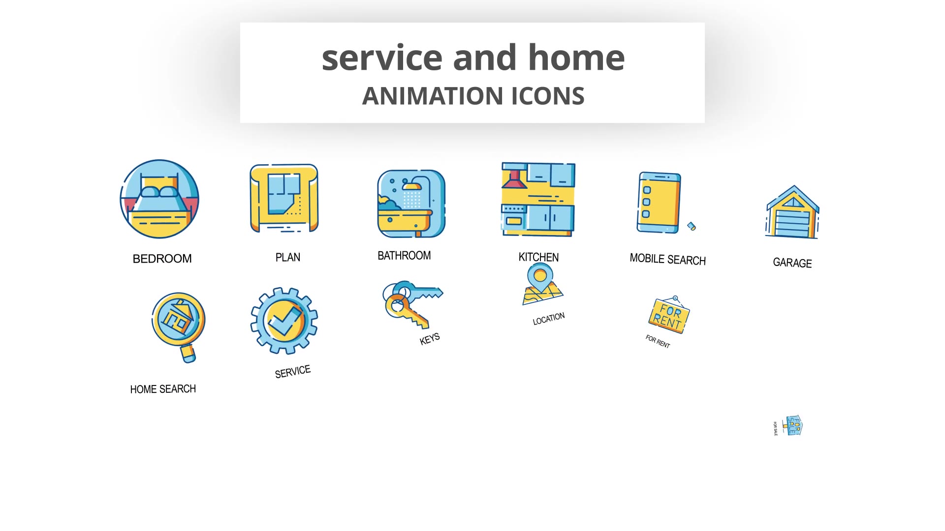 Service & Home Animation Icons Videohive 30261008 After Effects Image 4