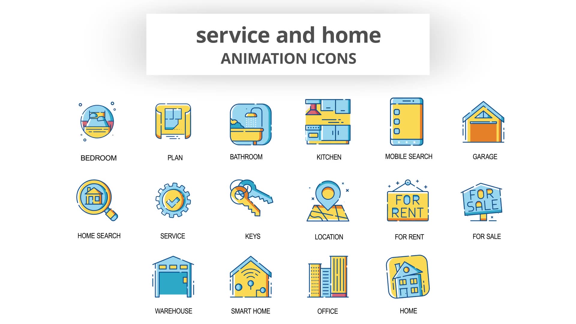 Service & Home Animation Icons Videohive 30261008 After Effects Image 6