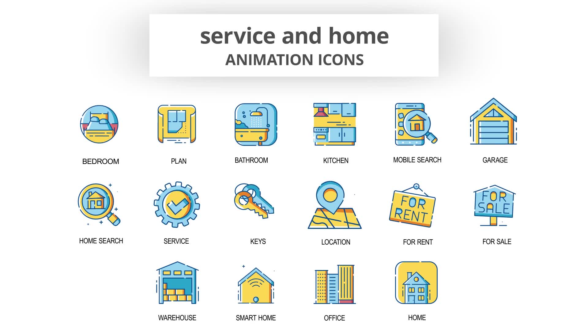Service & Home Animation Icons Videohive 30261008 After Effects Image 7