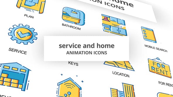 Service & Home Animation Icons - Download 30261008 Videohive