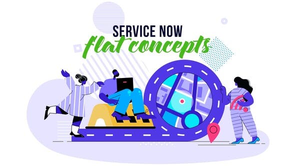 Service Now Flat Concept - Videohive 26140398 Download