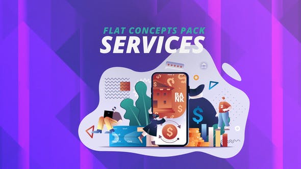 Services Flat Concept - Download 30816901 Videohive