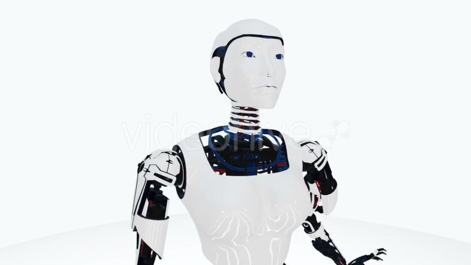 Sexy Robot Android Woman Walking - Download Videohive 21226167