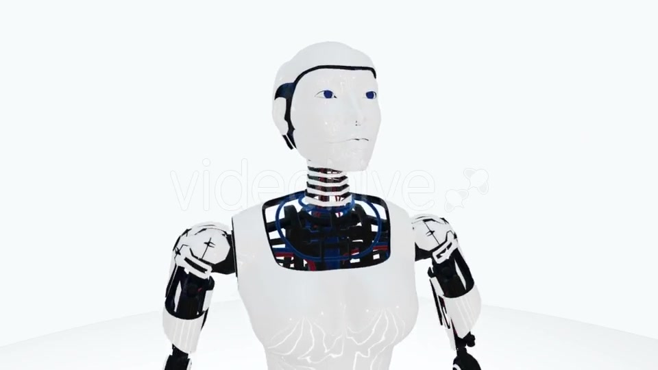 Sexy Robot Android Woman Walking - Download Videohive 21226167
