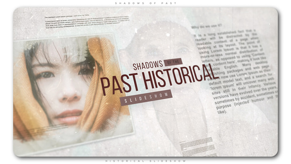 Shadows of Past Historical Slideshow - Download Videohive 23146999