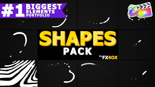 Shape Elements And Transitions | FCPX - Videohive Download 24053003