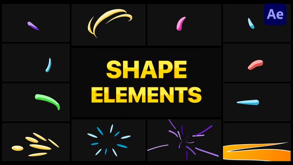 Shape Elements Pack | After Effects - 34603420 Videohive Download