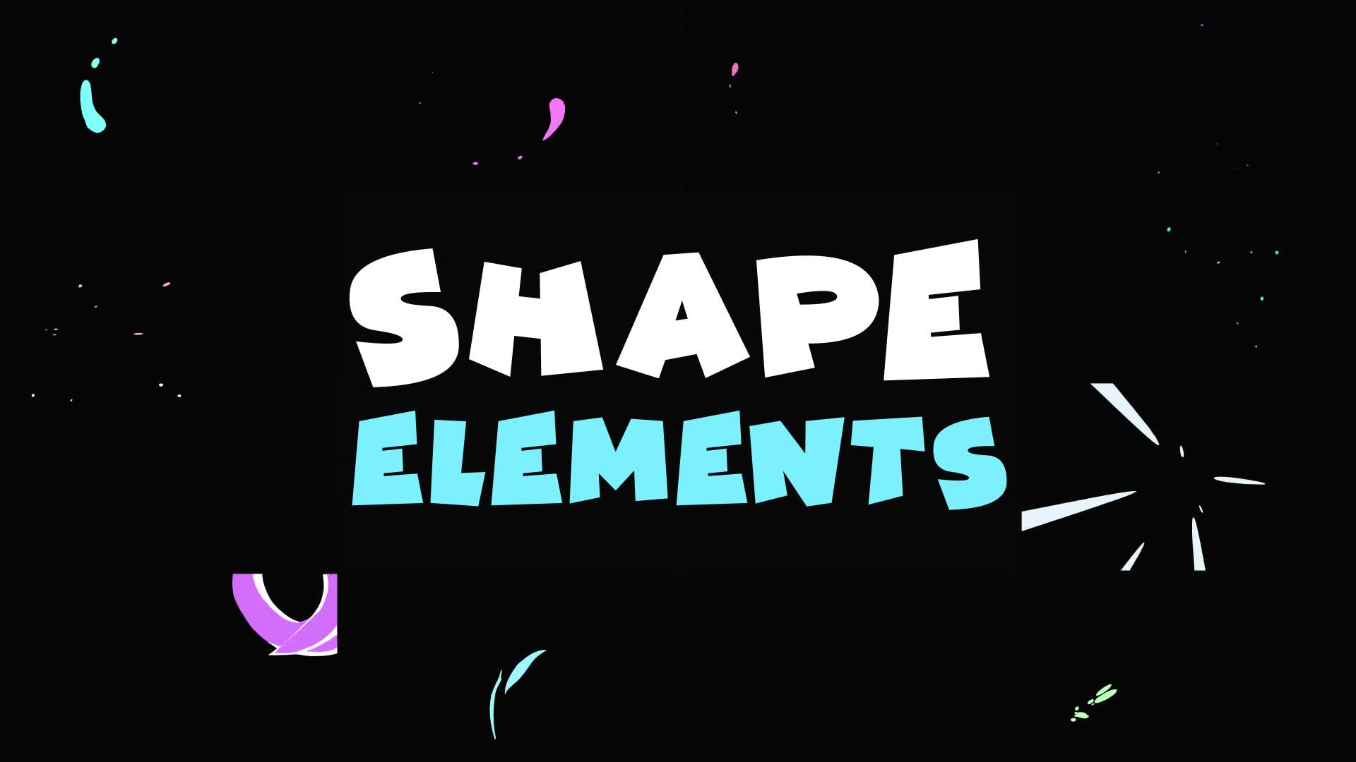 Shape Elements Pack | After Effects Videohive 30921341 After Effects Image 1