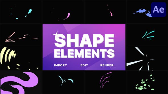Shape Elements Pack | After Effects - Download Videohive 30921341