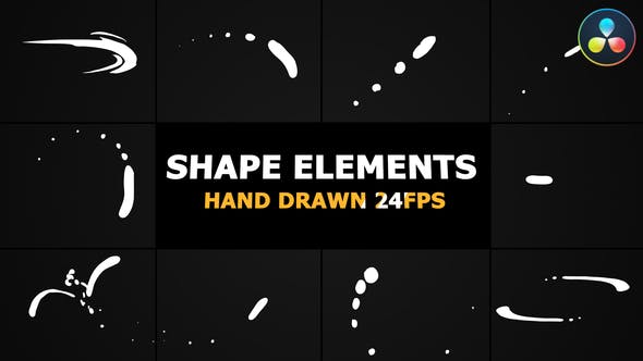 Shape Elements Pack | DaVinci Resolve - Download 37563584 Videohive