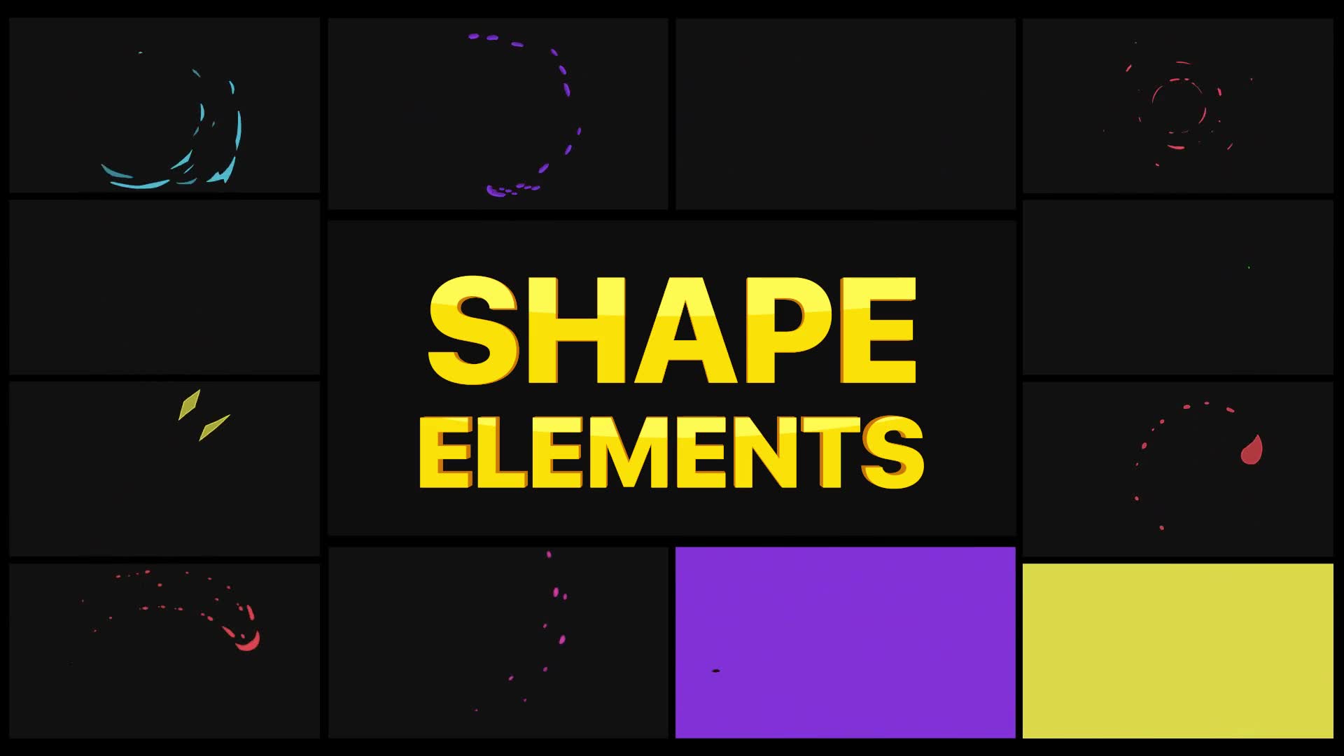 Shape Elements | Premiere Pro MOGRT Videohive 29855819 Premiere Pro Image 2