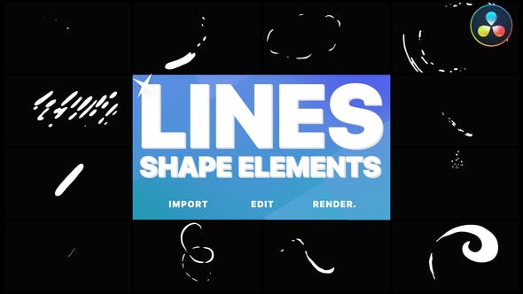 Shape Lines | DaVinci Resolve - 32366088 Videohive Download