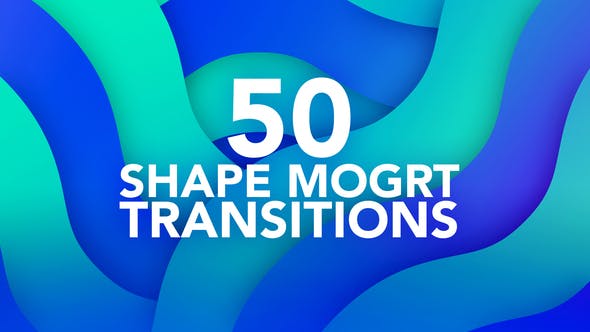 Shape Transitions MOGRT - Videohive 23856609 Download