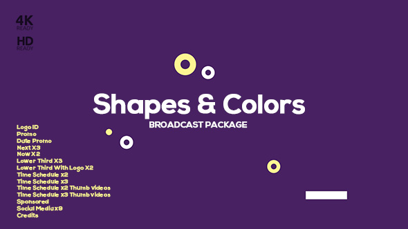 Shapes and Colors Broadcast Package - Download Videohive 19649419