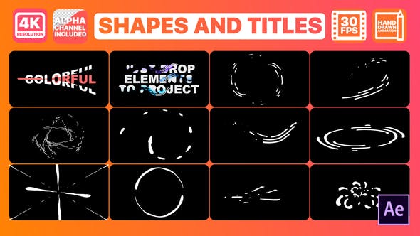 Shapes And Titles | After Effects - Download 26080826 Videohive