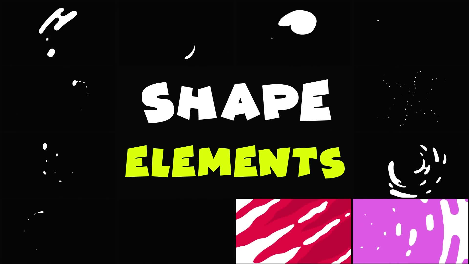 Shapes Elements Pack | Premiere Pro MOGRT Videohive 28468036 Premiere Pro Image 1