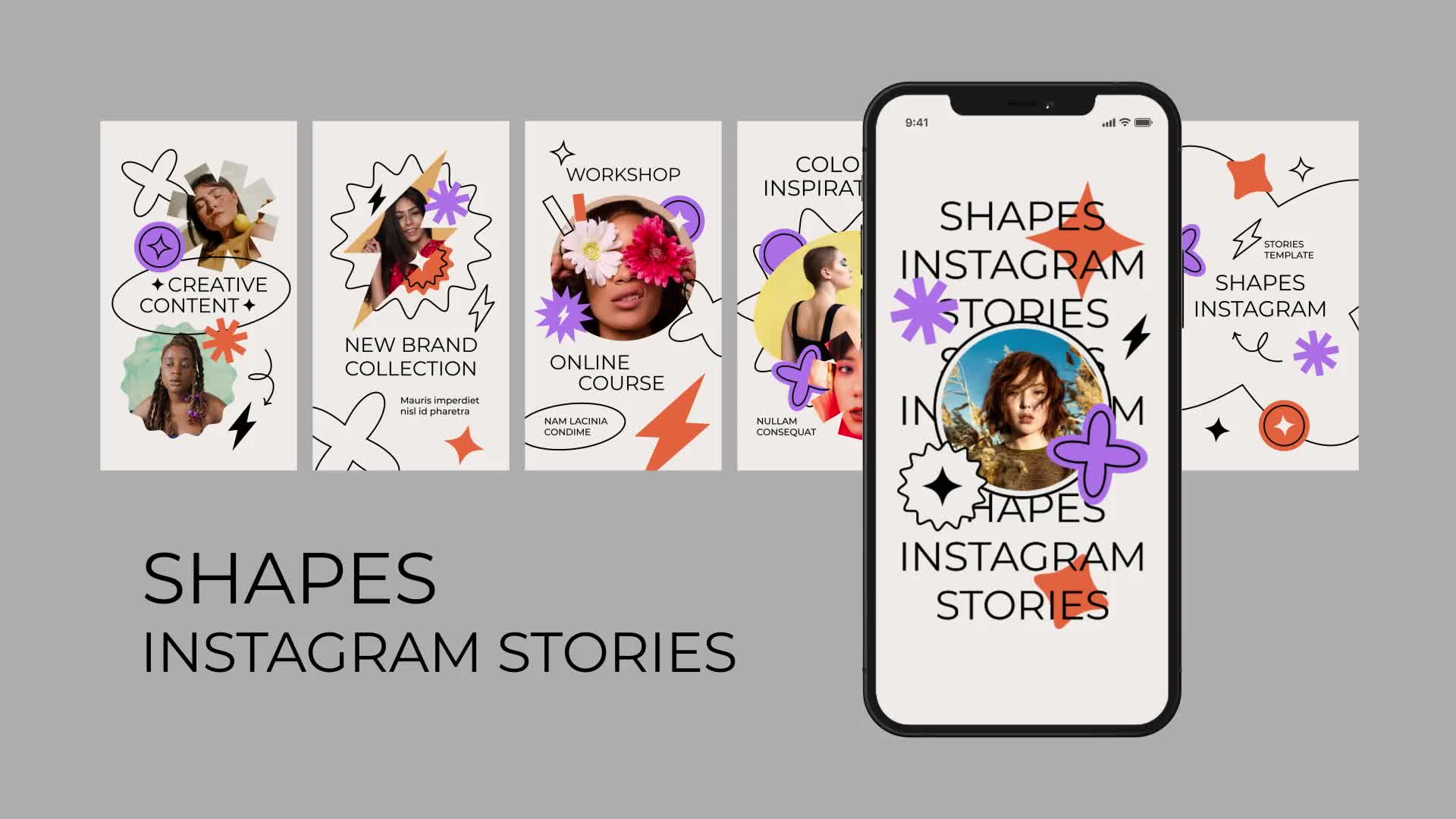 Shapes Instagram Stories Videohive 31010243 After Effects Image 1