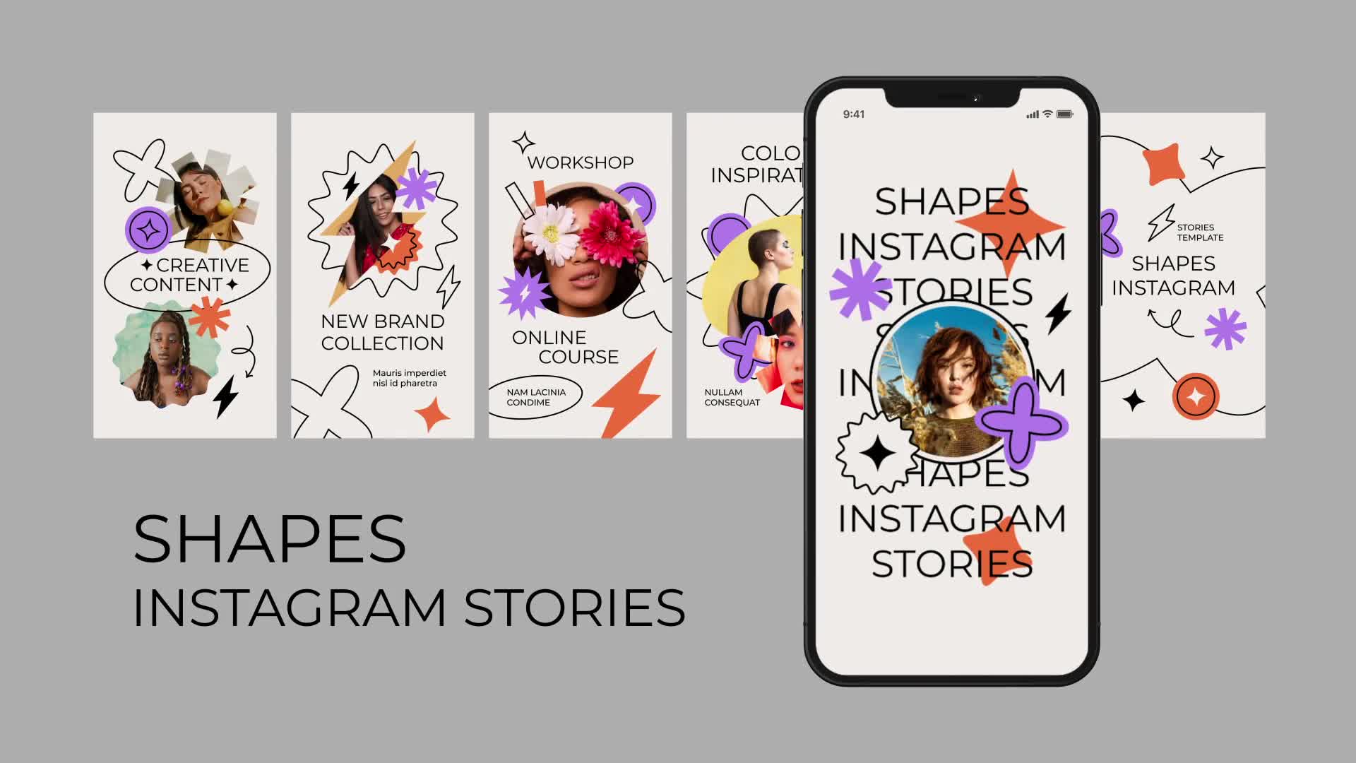 Shapes Instagram Stories Videohive 31010243 After Effects Image 8