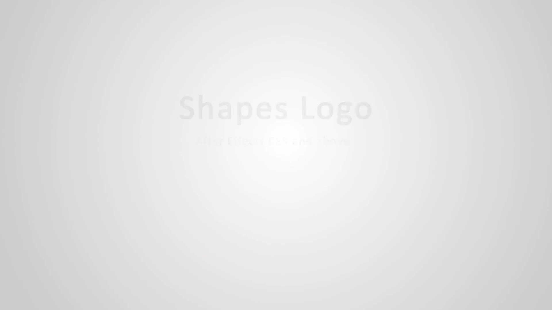 Shapes Logo Videohive 14355339 After Effects Image 3