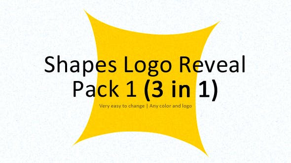 Shapes Logo Reveal Pack 1 - Videohive Download 4720968