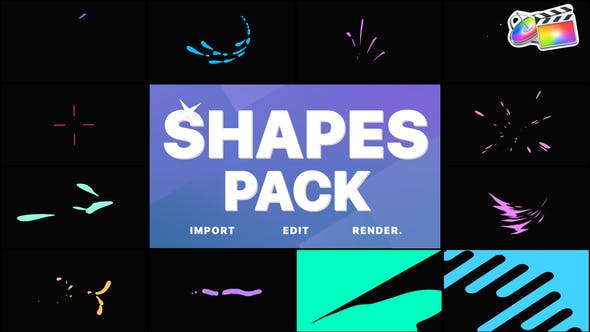 Shapes Pack | FCPX - Videohive Download 37318749