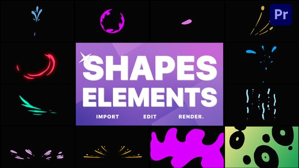 Shapes Pack | Premiere Pro MOGRT - Download Videohive 33491441