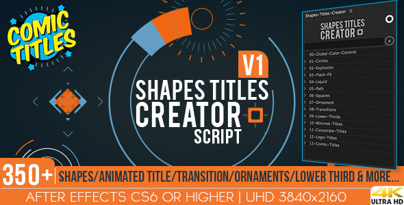 Shapes Titles Creator - Download Videohive 20212580