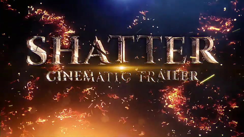 Shatter Cinematic Trailer - Download Videohive 20041358