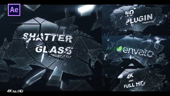 Shatter Glass Logo Intro - Videohive 32866569 Download